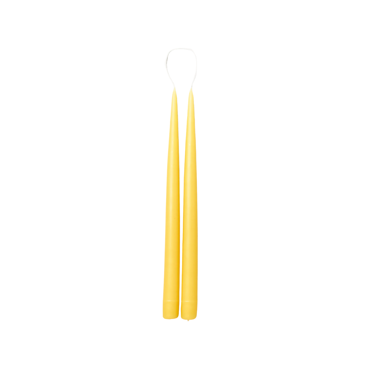 Hand Dipped Taper Candle - 13" - Maize